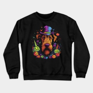 Airedale Terrier Halloween Crewneck Sweatshirt